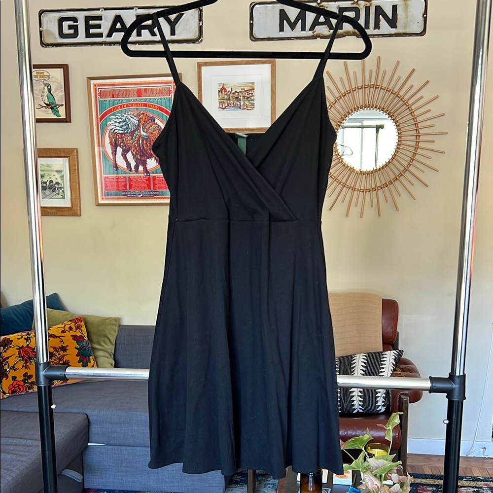 Wild Fable Black Adjustable Strap Dress